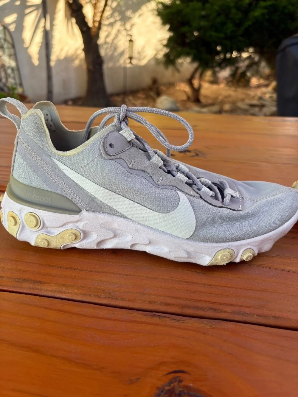 Nike React Element Gray Sneakers in Size 8.5